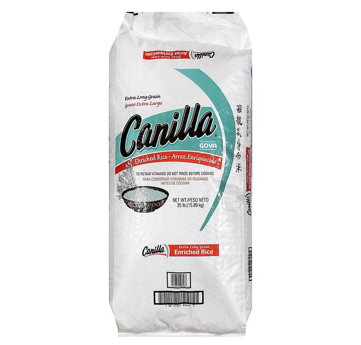 Canilla Rice, 35 lb.