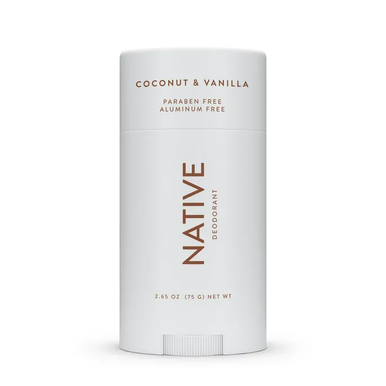 Native Deodorant, Coconut &amp; Vanilla, Aluminum Free, for Women and Men, 2.65 oz