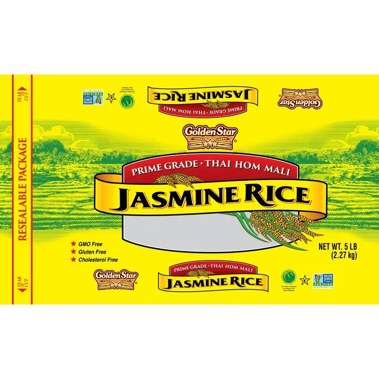 Golden Star Thai Hom Mali Jasmine Rice, 5 lbs