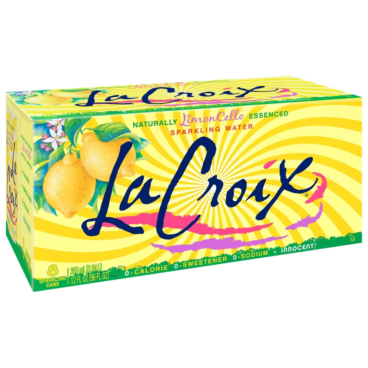 Lacroix - Sparkling Water Limoncello - Case of 3-8/12 FZ