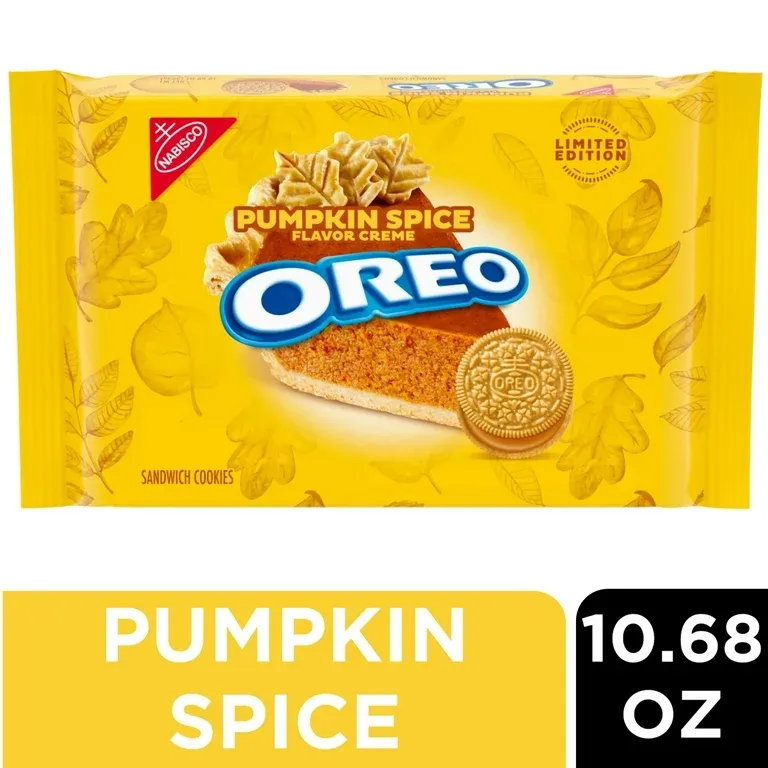 OREO Pumpkin Spice Sandwich Cookies, Limited Edition, 10.68 oz