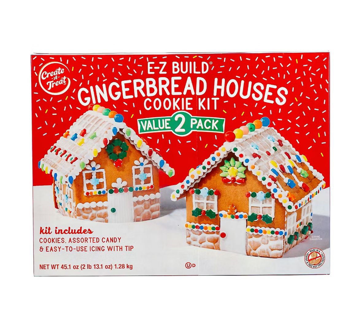 Create-A-Treat Easy Build Gingerbread Houses, 2 ct.