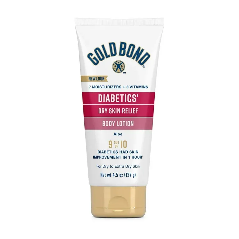 Gold Bond Diabetics&#39; Dry Skin Relief Body Lotion, 4.5 oz., with Aloe