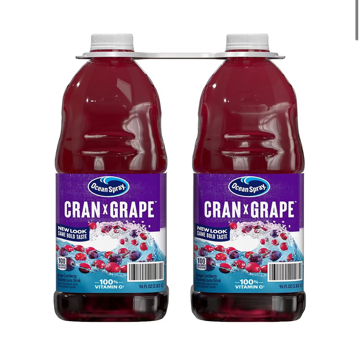 Ocean Spray Cran-Grape Cranberry Grape Juice Drink, 2 pk./96 fl. oz.