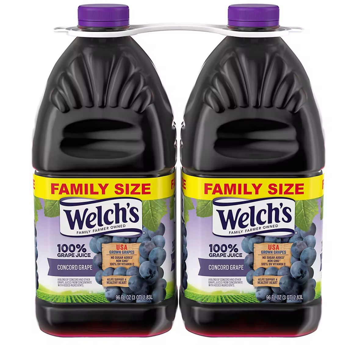Welch&#39;s 100% Concord Grape Juice, 2 pk./96 oz.