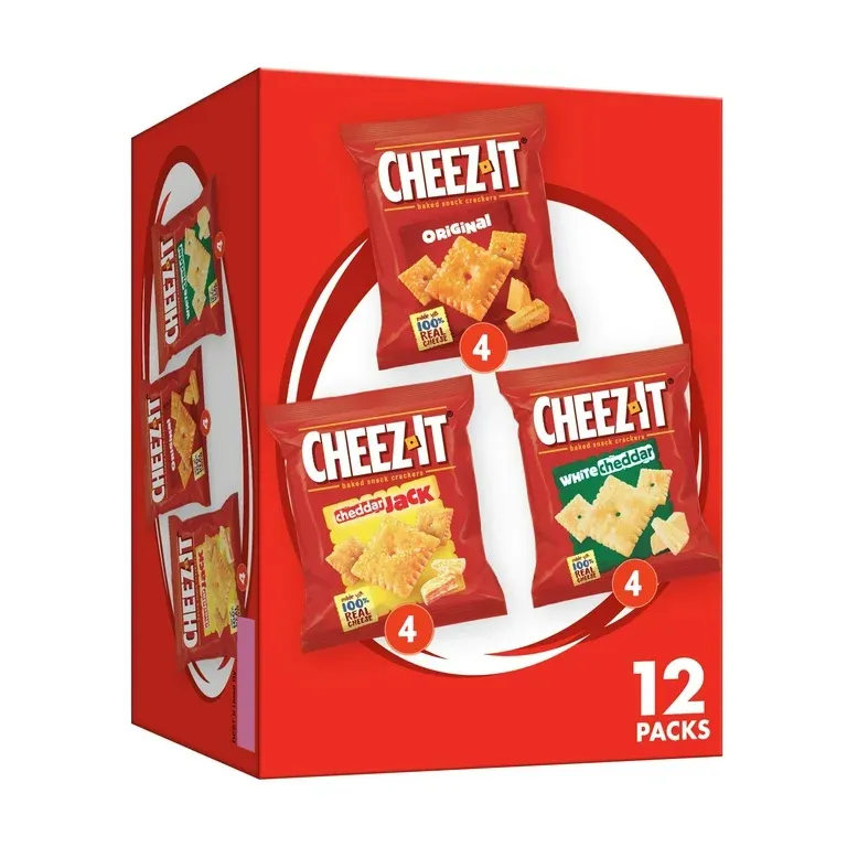 Cheez-It Cheese Crackers Variety Pack, 12 Pack