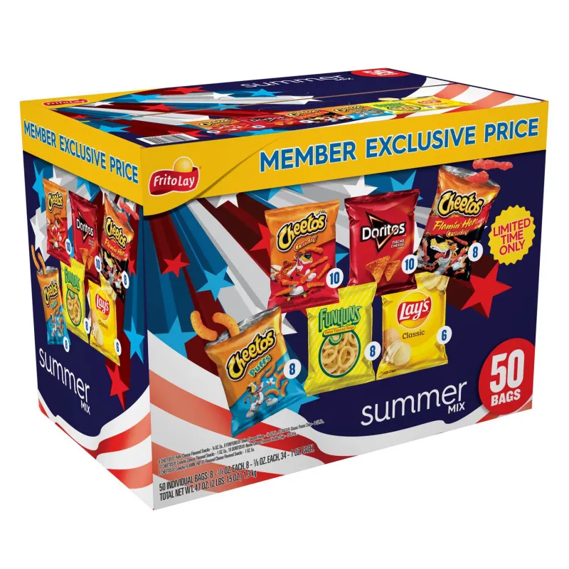 Frito-Lay Summer Mix Variety Pack, 50 pk.