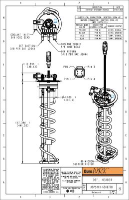 DuraWRX™ DEF Header, 40 MICRON, 18"