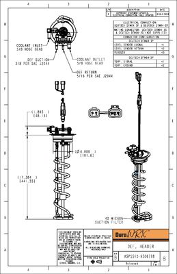 DuraWRX™ DEF Header, 40 MICRON, 18"