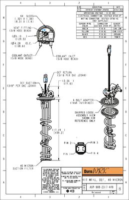 DuraWRX™ DEF Header, 449mm