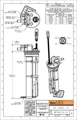 DuraWRX™ DEF Header, Coaxial Heater, 40 MICRON, 13"