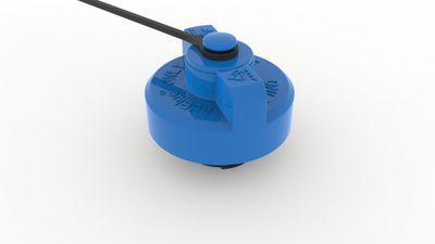 DuraWRX Cap Assembly, DEF, Non-Locking (Lanyard with Screw Tab)