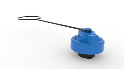 DuraWRX Cap Assembly, DEF, Non-Locking (Lanyard with 3.00" Loop)