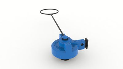 DuraWRX Cap Assembly, DEF, Locking (Lanyard with 3.00" Loop)