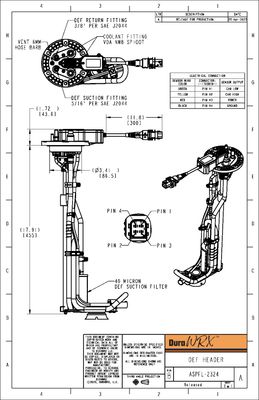 DuraWRX™ DEF Header, Conc, 6-Bolt, Cummins