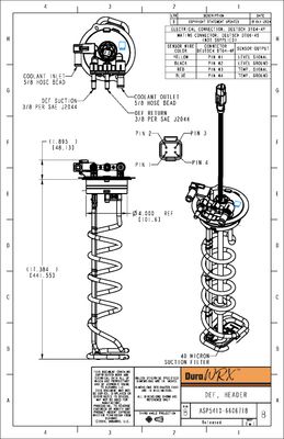 DuraWRX™ DEF Header, 40 MICRON, 18"