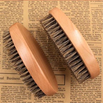Solid Wood Bristle Brush- Styling Brush
