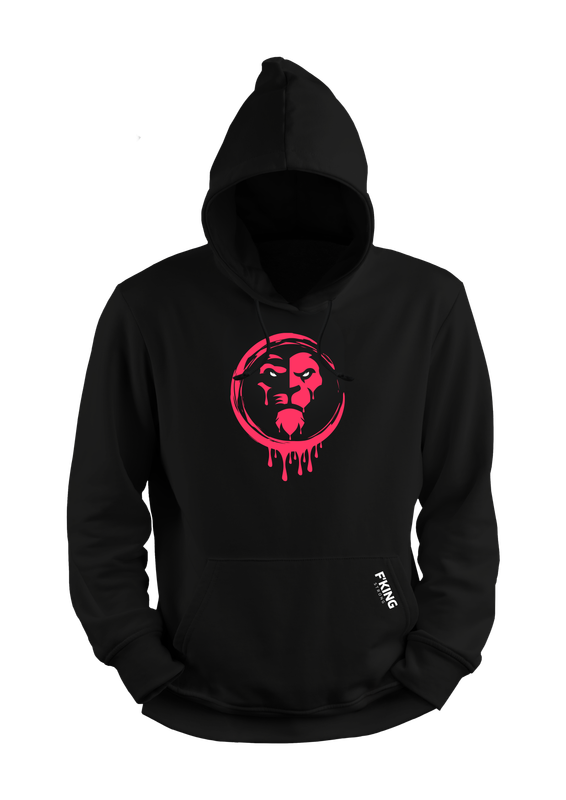 Pink Drip King Hoody