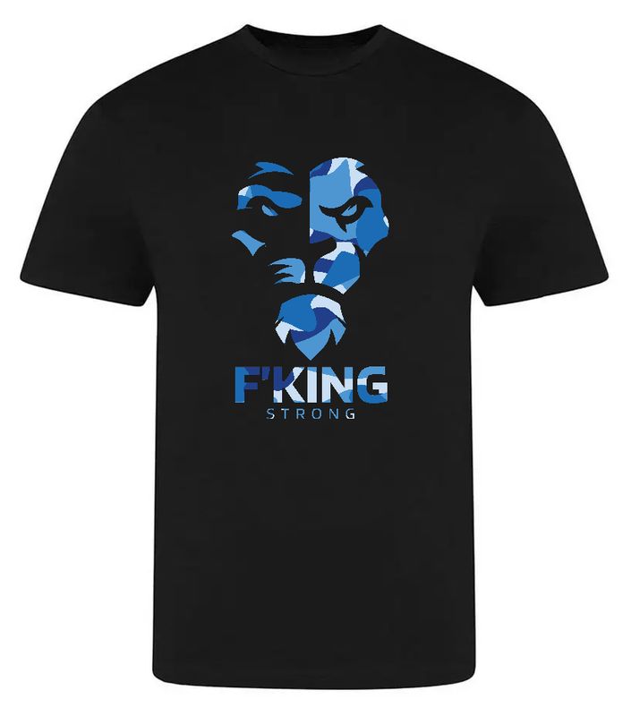 Blue Camo King