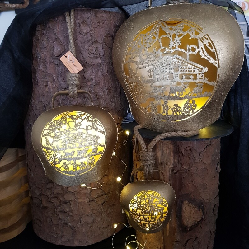 Glocke / Treichel Le Chalet, gold, Midi