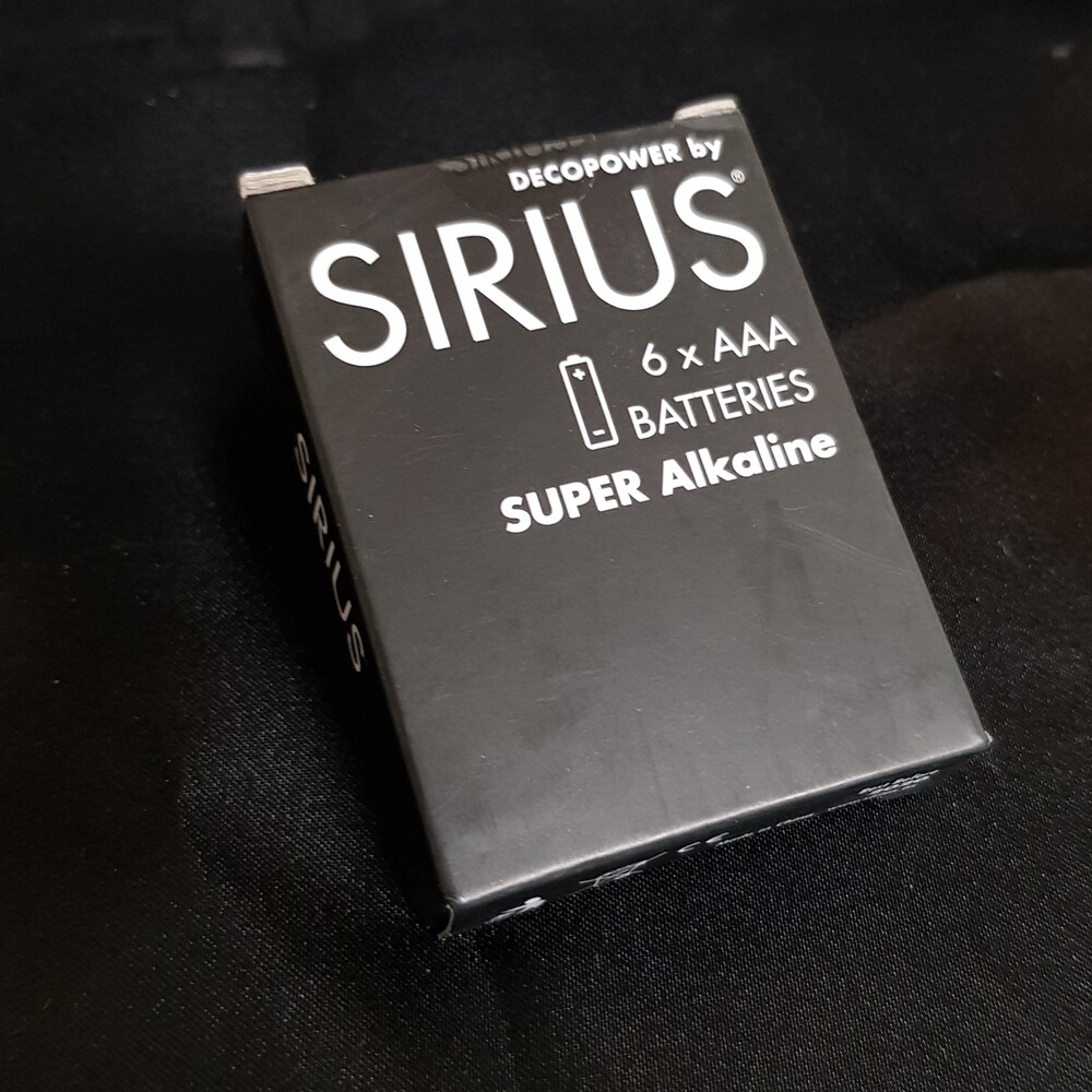 Batterie AAA, 6 Stück, Sirius