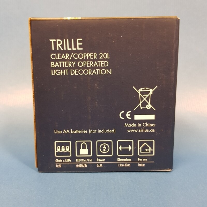 Sirius LED Lichterkette TRILLE, clear green, 20 LED