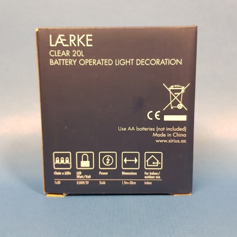 Sirius LED Lichterkette Laerke, weiss silver, 20 LED