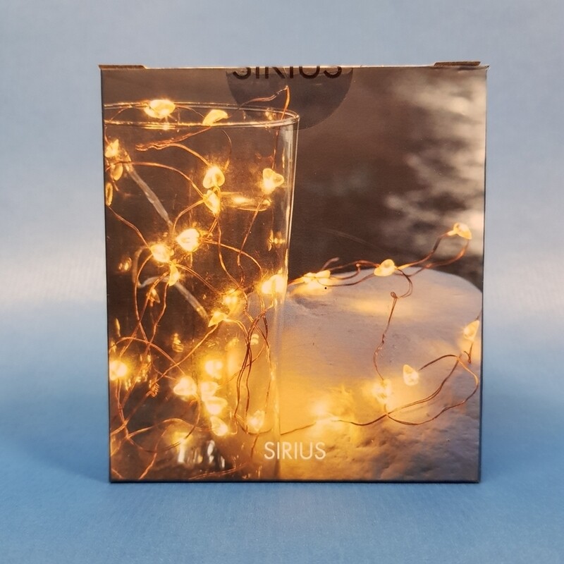 Sirius LED Lichterkette Laerke, weiss silver, 20 LED