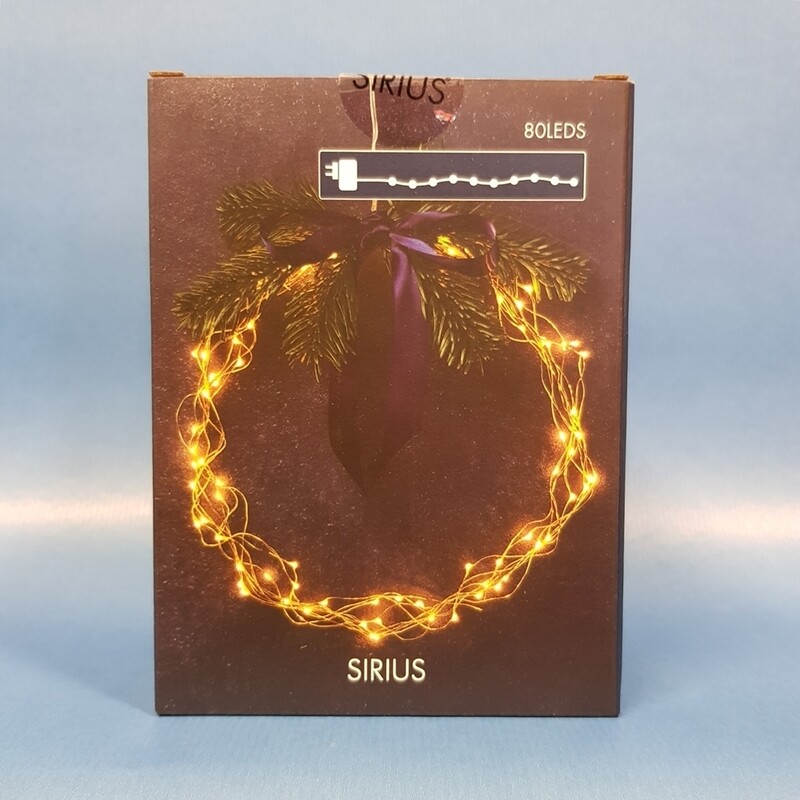 Sirius LED Lichterkette Knirke, 80 LED