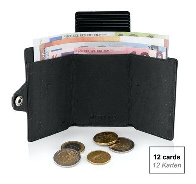 ZNAP - Korkleder schwarz,  8 Karten
