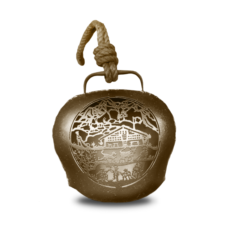 Glocke / Treichel Le Chalet, gold, Midi