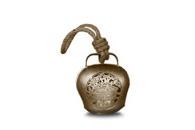 Glocke / Treichel Le Chalet, gold, Mini