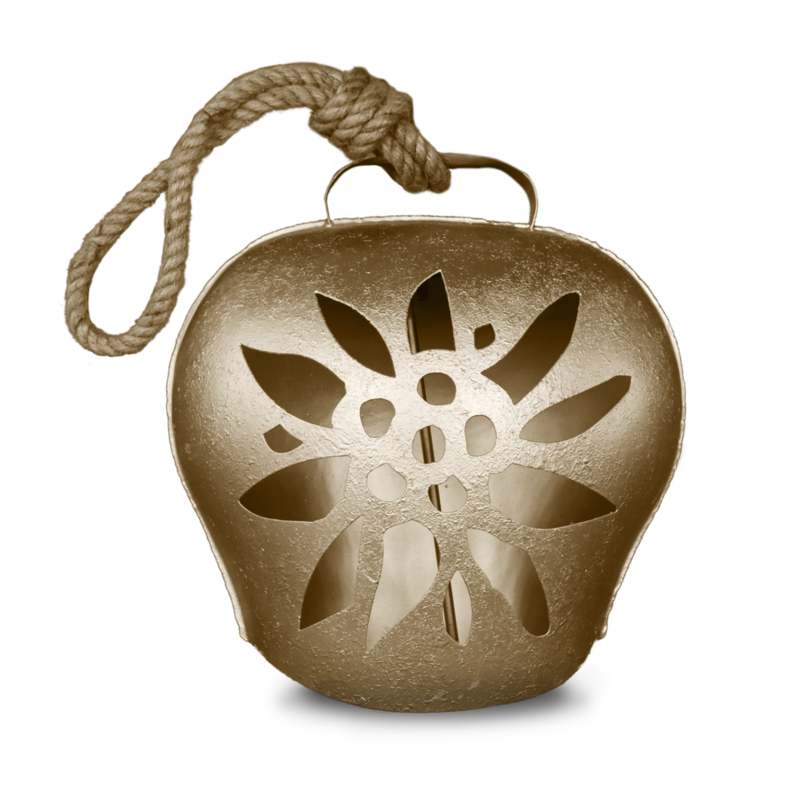 Glocke / Treichel Edelweiss gold, Grand