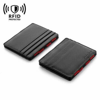 Flap Boy Slim RFID, black | red