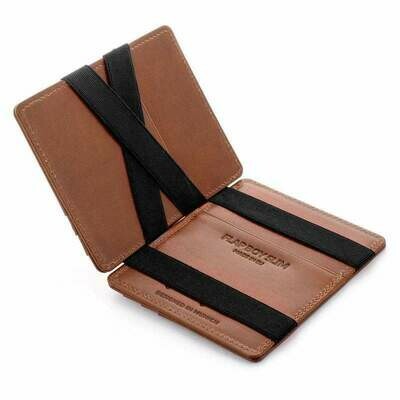 Flap Boy Slim RFID, Dark Brown | Black