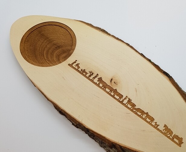 Servierplatte ALPAUFZUG, 28cm