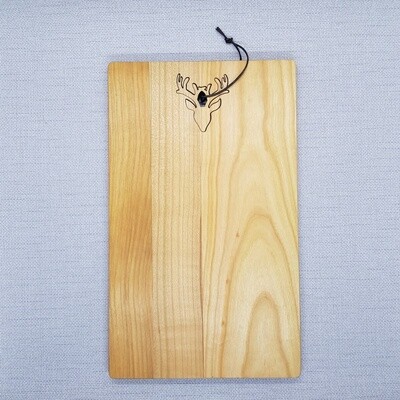 Schneidbrettli Geweih, Kirschholz Schneidbrettli Geweih, Kirschholz