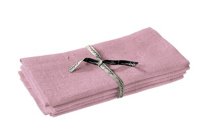 Leinen Servietten 44 x 44cm, hellrosa Leinen Servietten 44 x 44cm, hellrosa