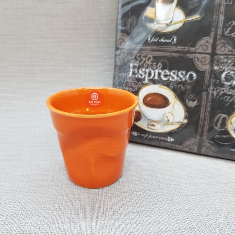 Knitterbecher Espresso Tasse 8cl, orange
