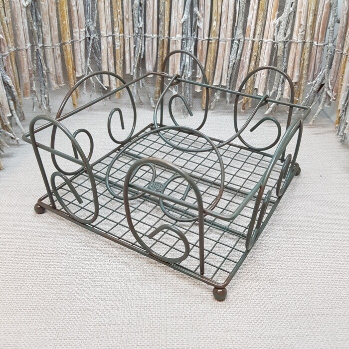 Serviettenspender Anitque, dunkelgrau meliert