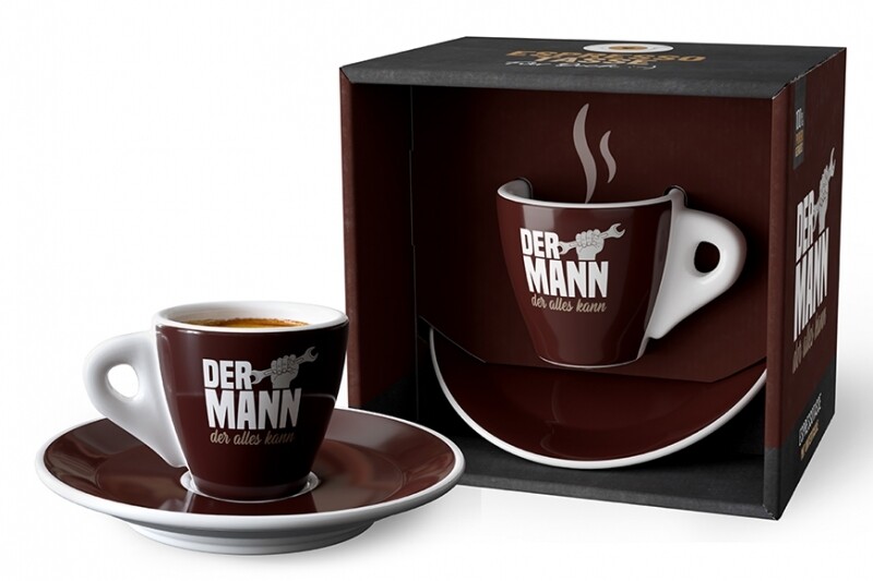 Espresso Tasse Der Mann der alles kann