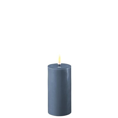 LED-Kerzen DELUXE Homeart iced blue 5x10cm