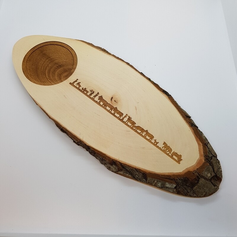 Servierplatte ALPAUFZUG, 38cm