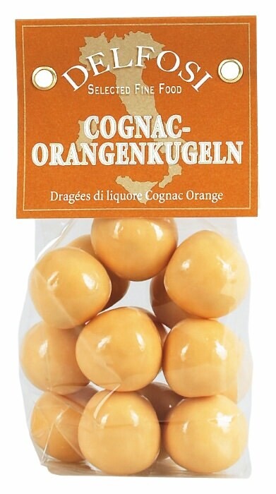 Fine Food Dragees Cognac Orange, 100gr