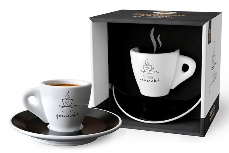 Espresso Tasse Mit Liebe gemacht Espresso Tasse Mit Liebe gemacht