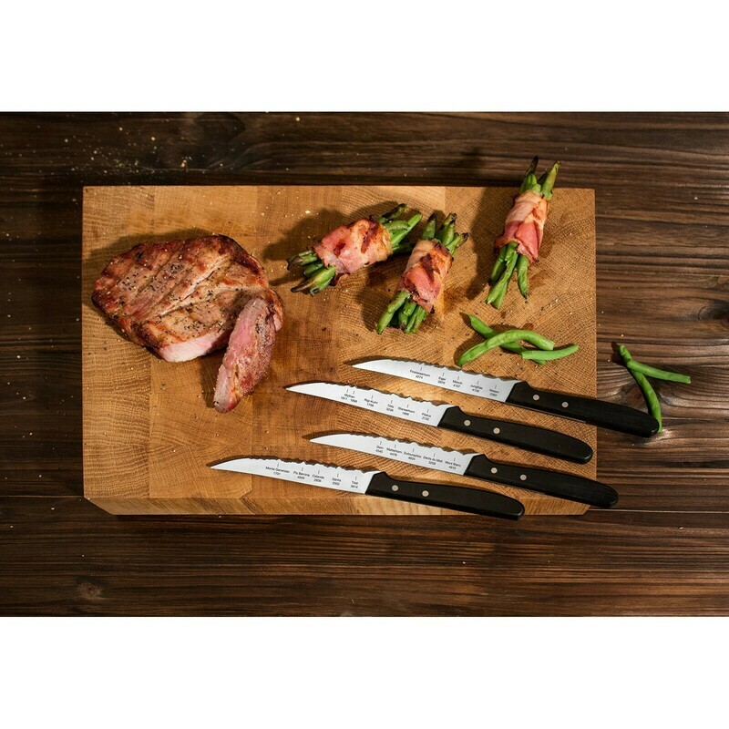 Steakmesser - 4er SET, Best of Swiss Alpes