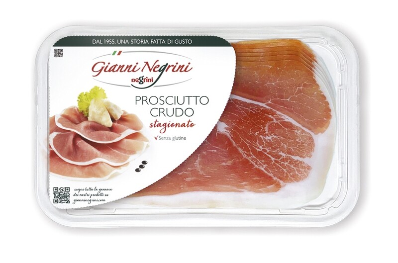 Prosciutto crudo vaschetta 80 gr