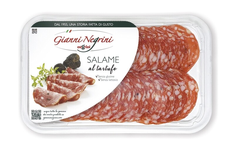 Salame al tartufo vaschetta 80 gr