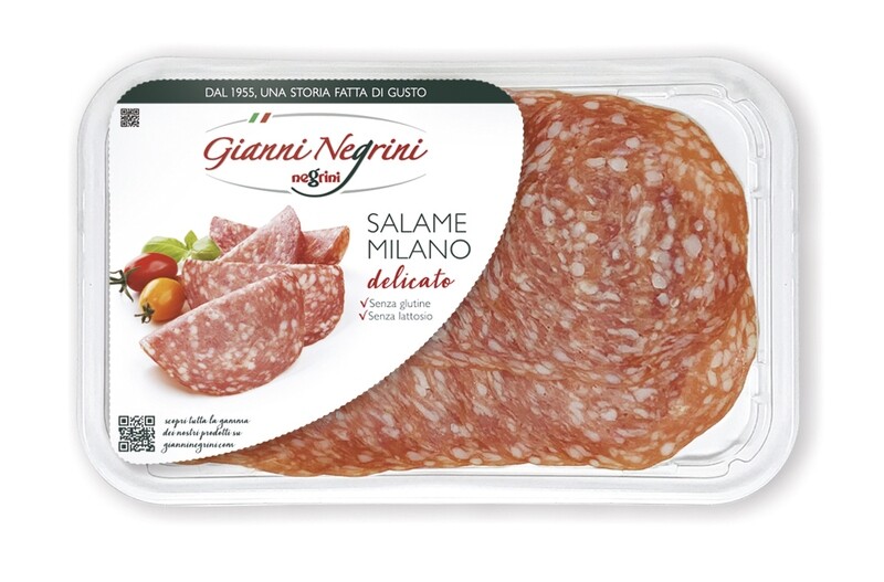 Salame Milano vaschetta 80 gr