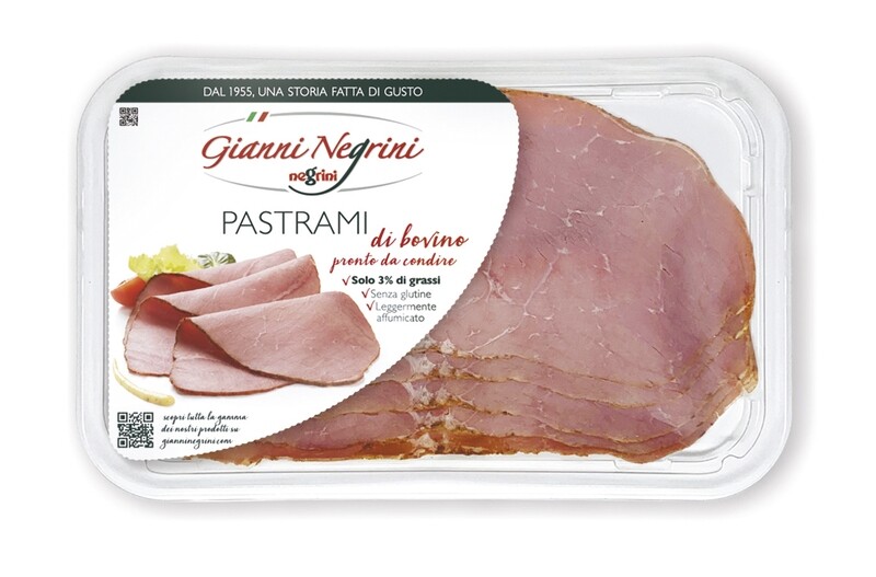 Pastrami di bovino vaschetta 80 gr